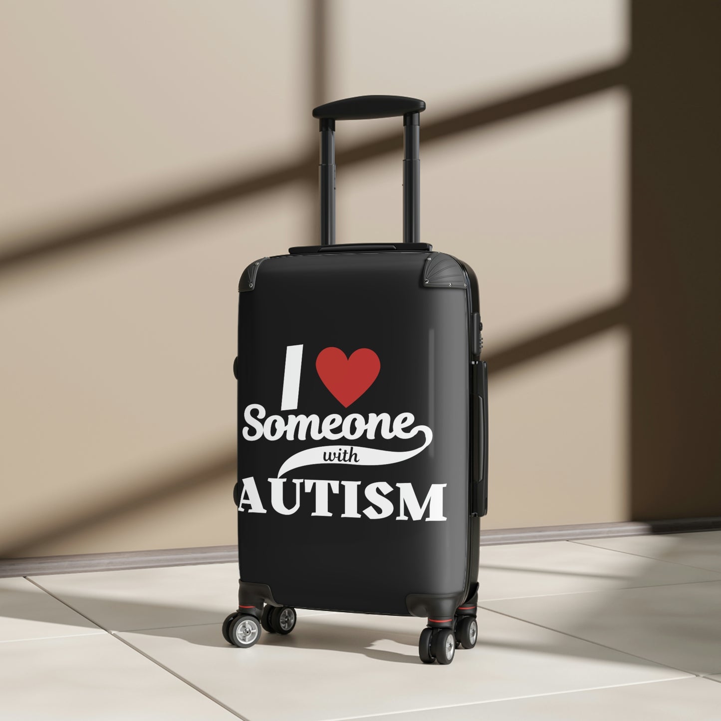 I HEART SOMEONE WITH AUTISM Suitcases