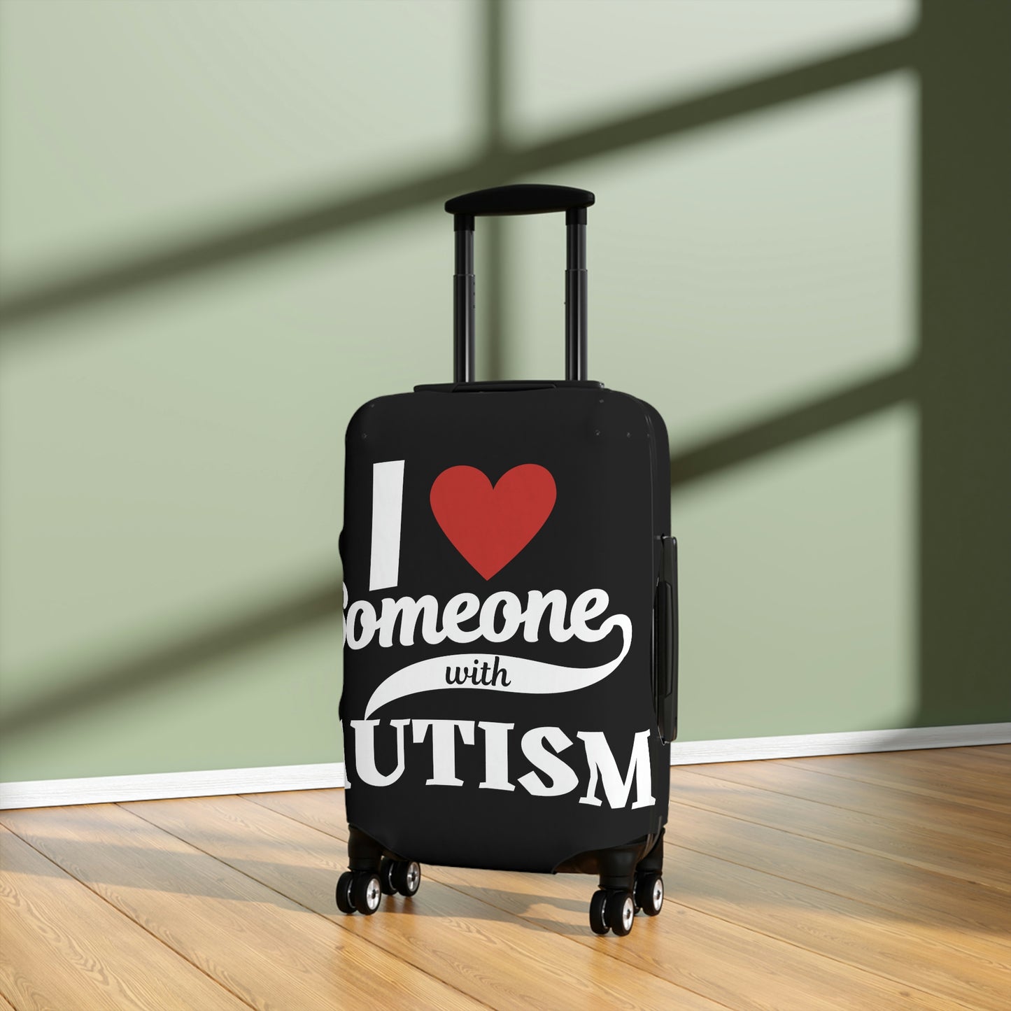 I HEART TRAVELING-Luggage Cover